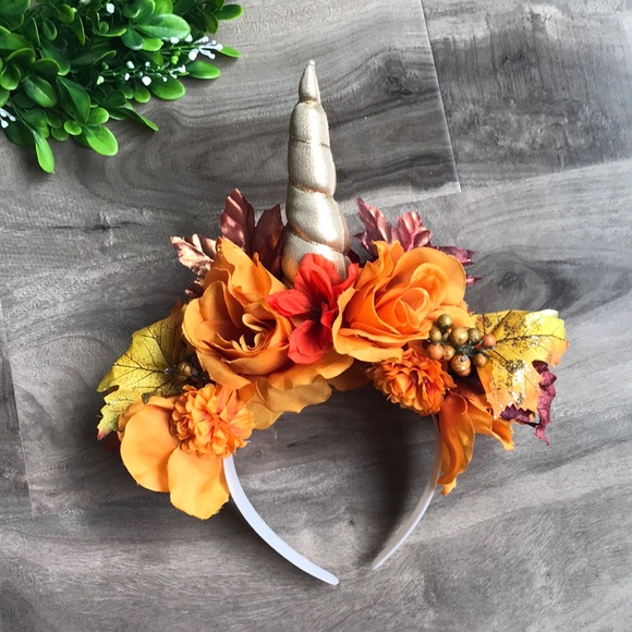 Hand Crafted Other - 🌟HOST PICK!!🌟 HANDMADE floral unicorn headband - NEW